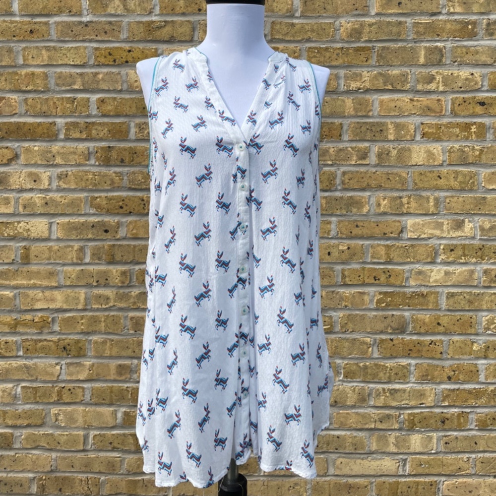 Anthropologie Sleeveless Blouse